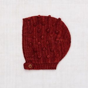 Popcorn Bonnet in Brick